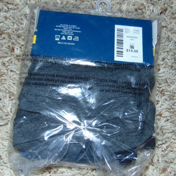 Mens Boxer Briefs Underwear Small Prince & Fox by Aeropostale 2 Pr Gray & Black - Picture 7 of 7